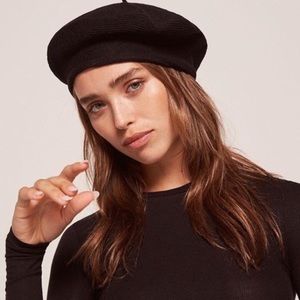 Reformation Le Beret Francais Ecojean Cotton Beret